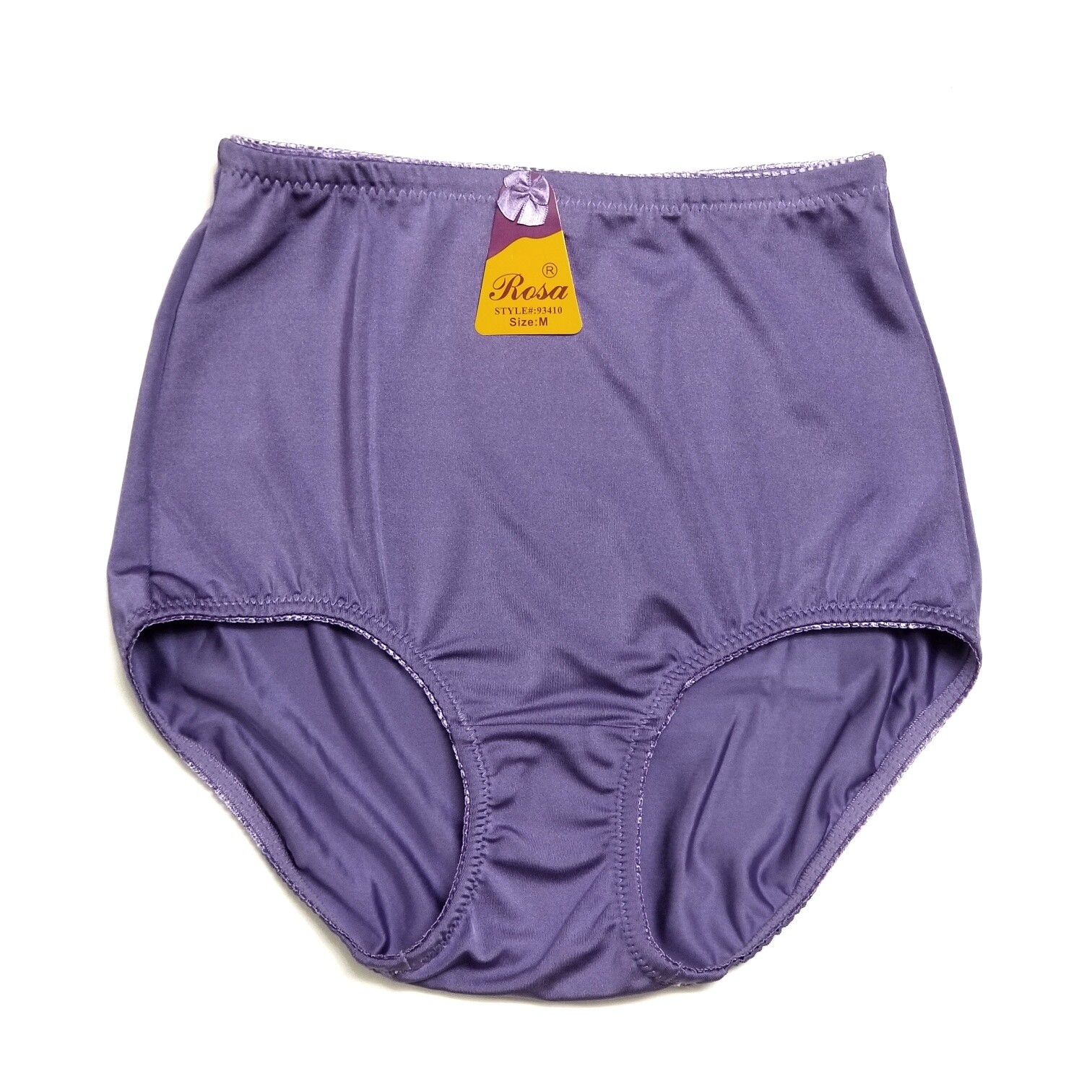 Valentine Gift High Waist Light Tummy Control Full Coverage Satin Brief Panties