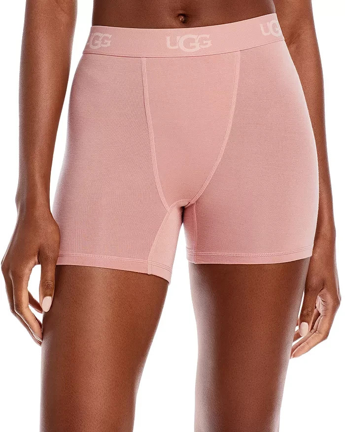 Ugg L19706 Womens Blush Alexiah Fitted Boxer Briefs Size XL