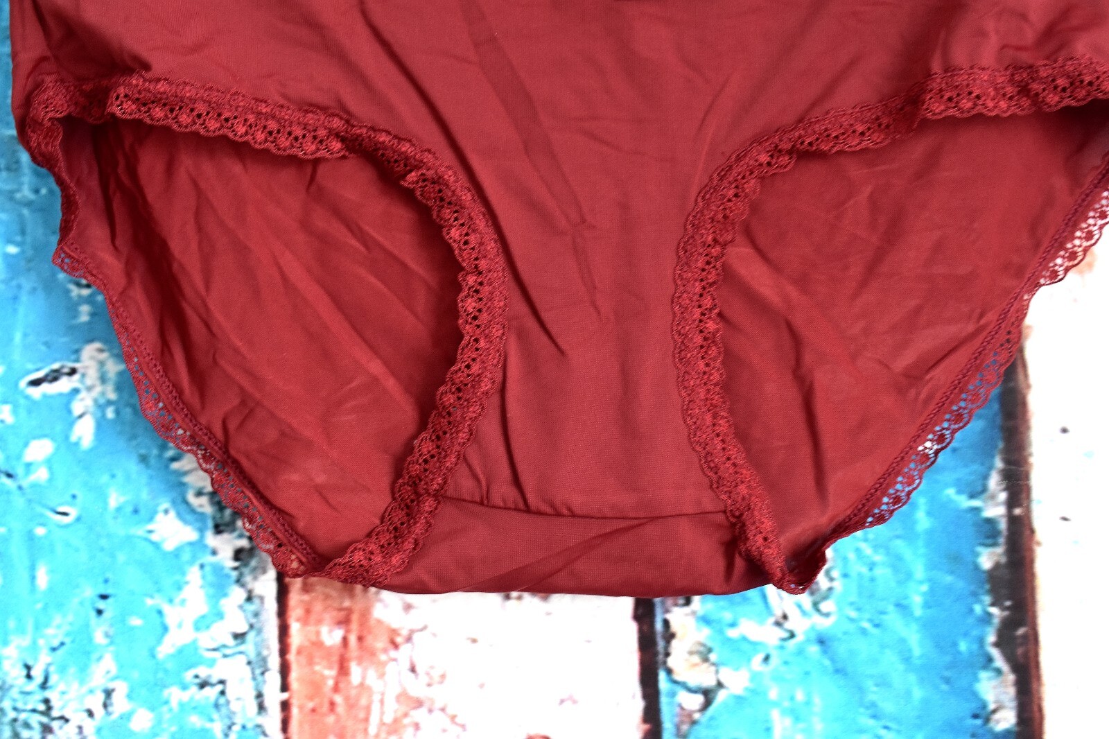 Women’s No Boundaries Juniors Micro Hipster Panty Underwear XSMALL Red NEW