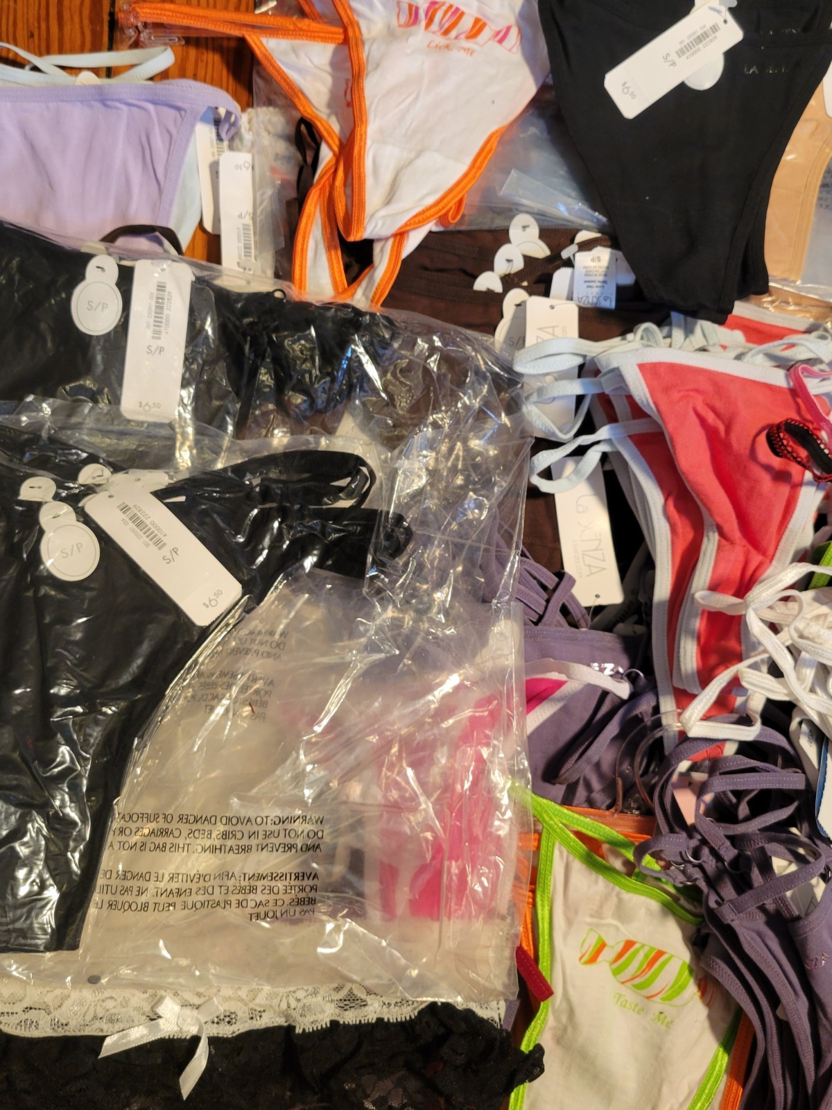 New Wholesale Lot 10 La Senza Women G-String Thongs Panties Underwear Large L