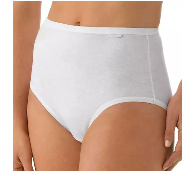 Women’s Jockey 3-Pack Briefs (White Color) 100% Cotton Comfort Classic Underwear