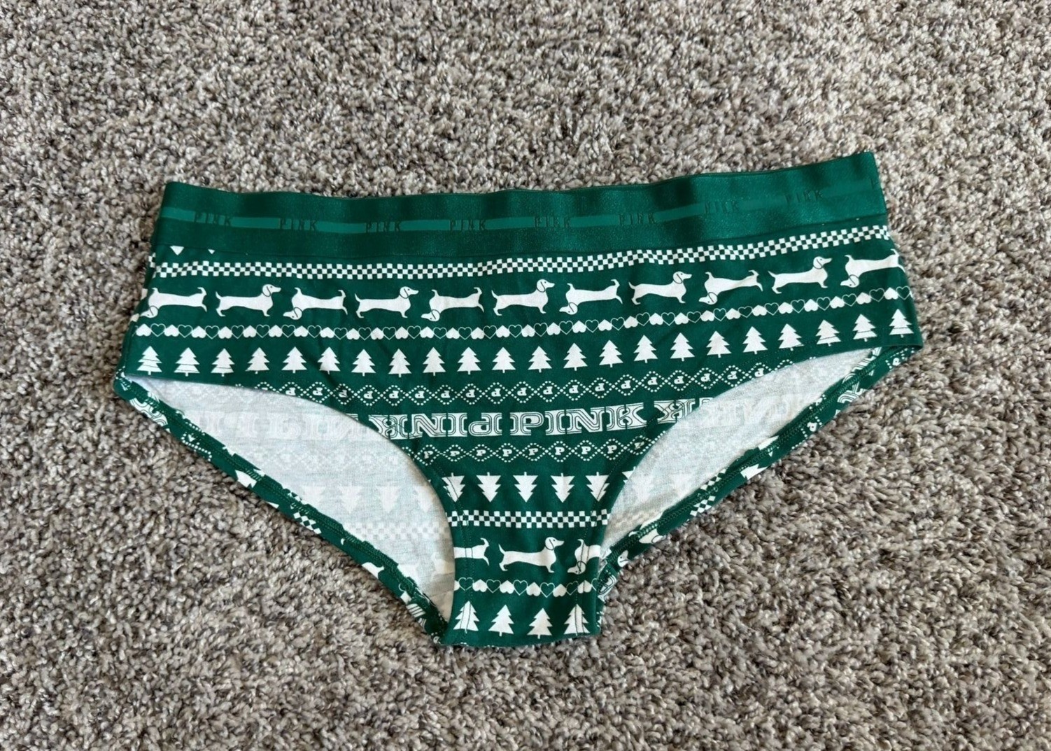 Victoria’s Secret PINK NWT Christmas Holiday Hipster Pantie Size XL