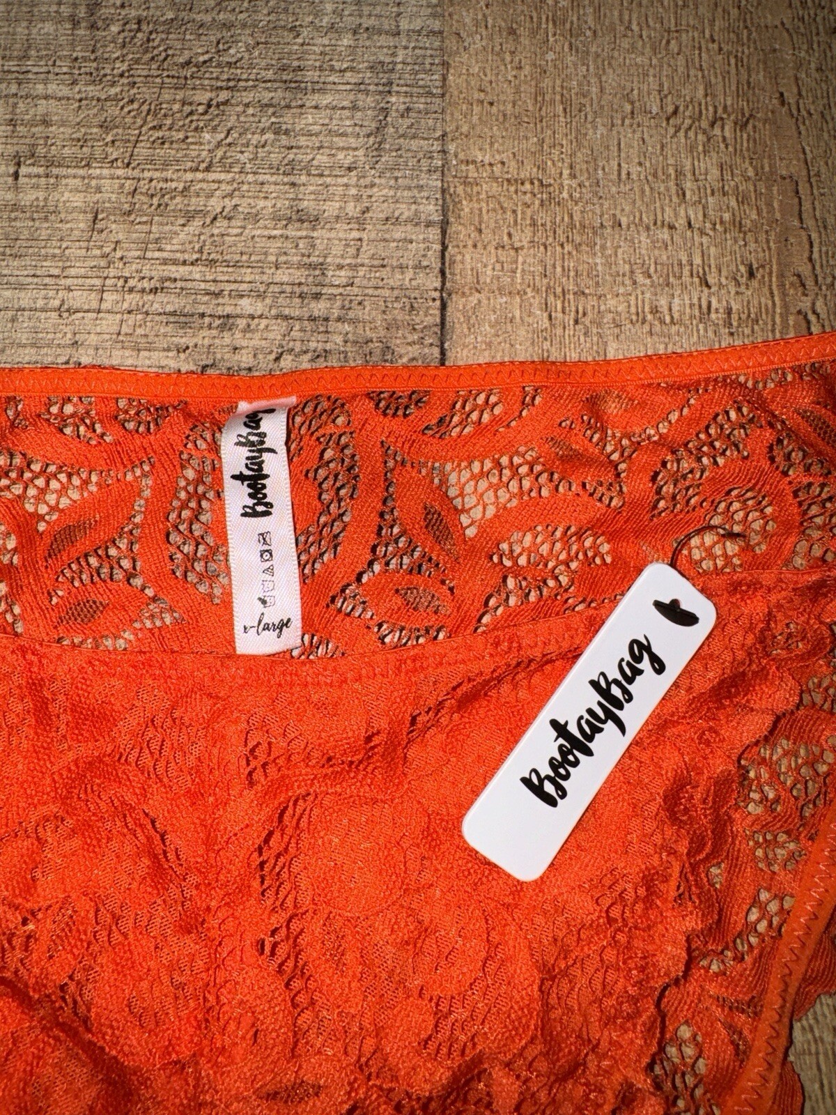 BootayBag Orange Panties NWT Size XL