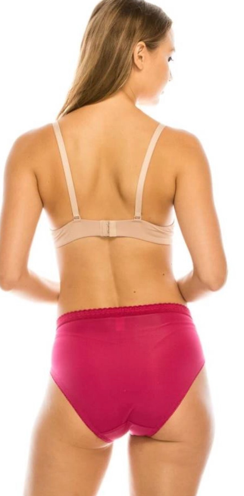 6 Pack Women’s Briefs Bikini High cut Panties Undies Satin Silky Cool 63023 Sz L