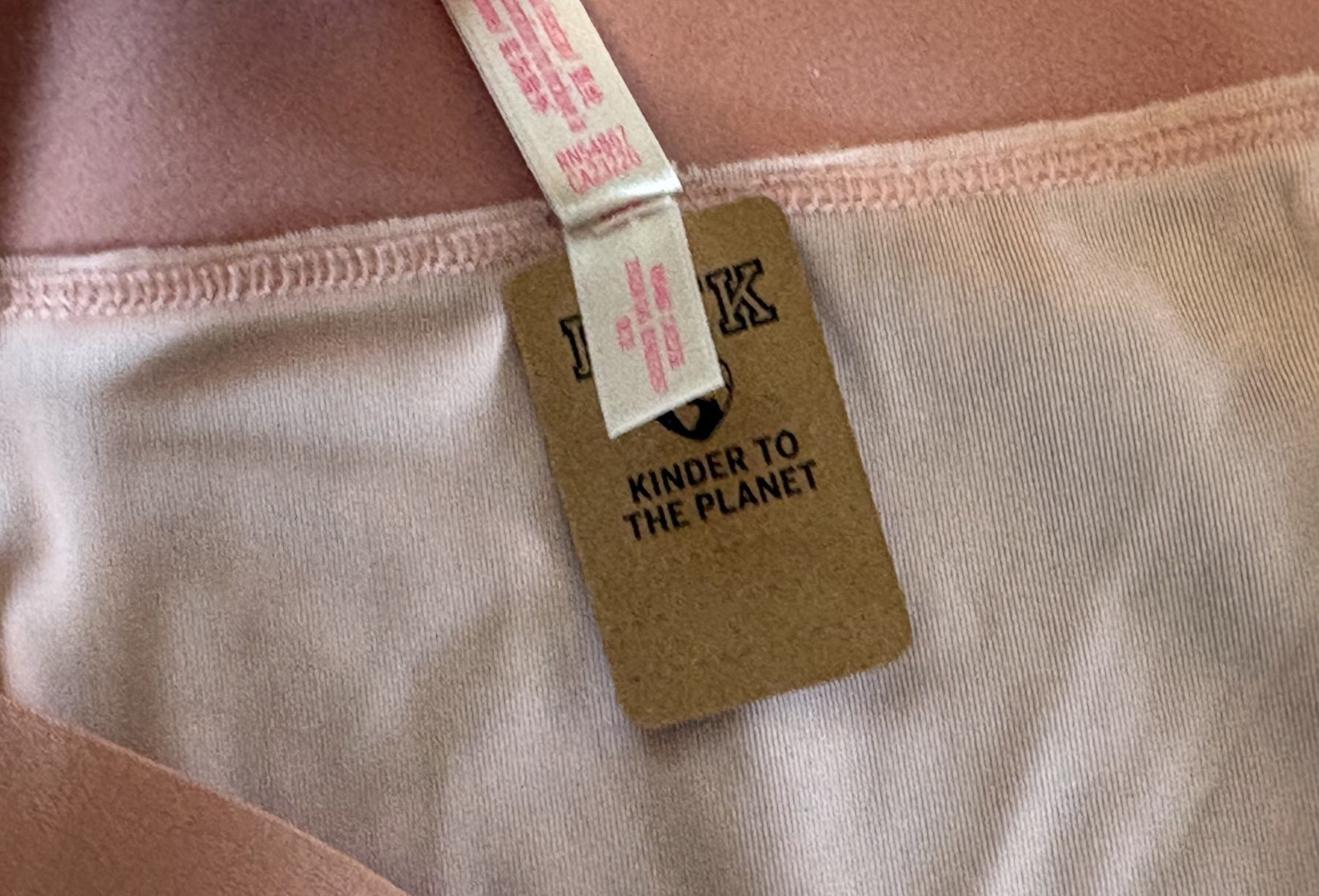 PINK VICTORIA’S SECRET XXL PINK Velvet RIO Satin Hi Cut Panties NWT