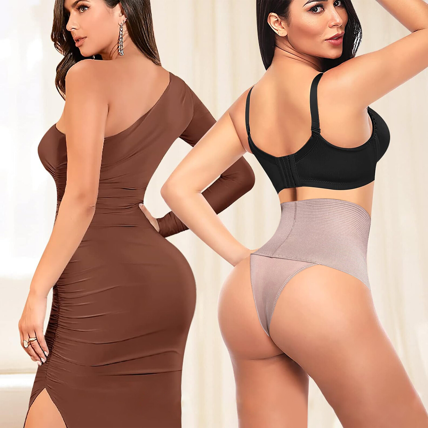 Womens Tummy Control High Waist Body Shaper Shorts Girdle Shapewear Slim Panties