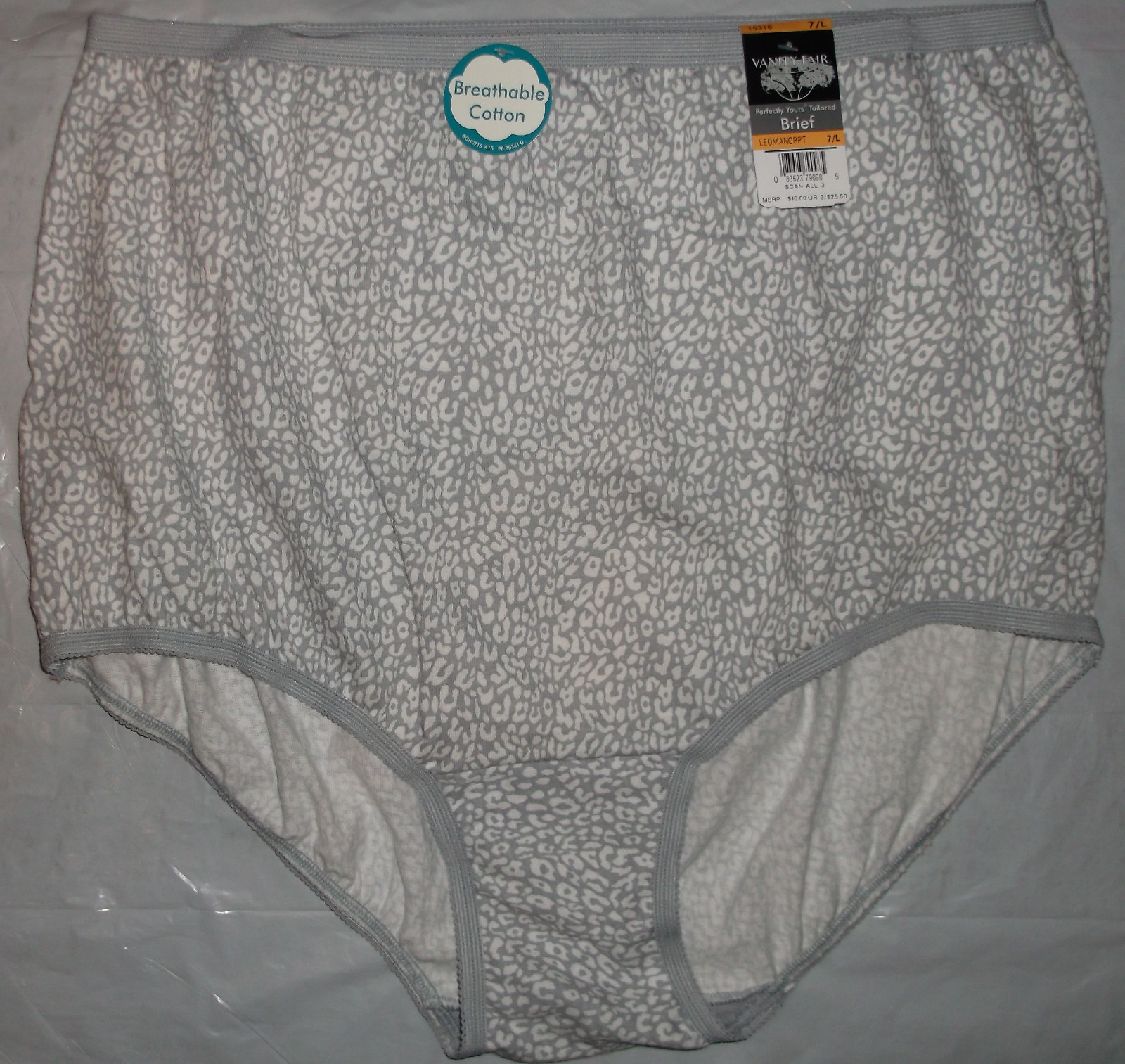 NWT Vanity Fair Perfectly Yours Tailored 15318 cotton brief panty panties COLORS