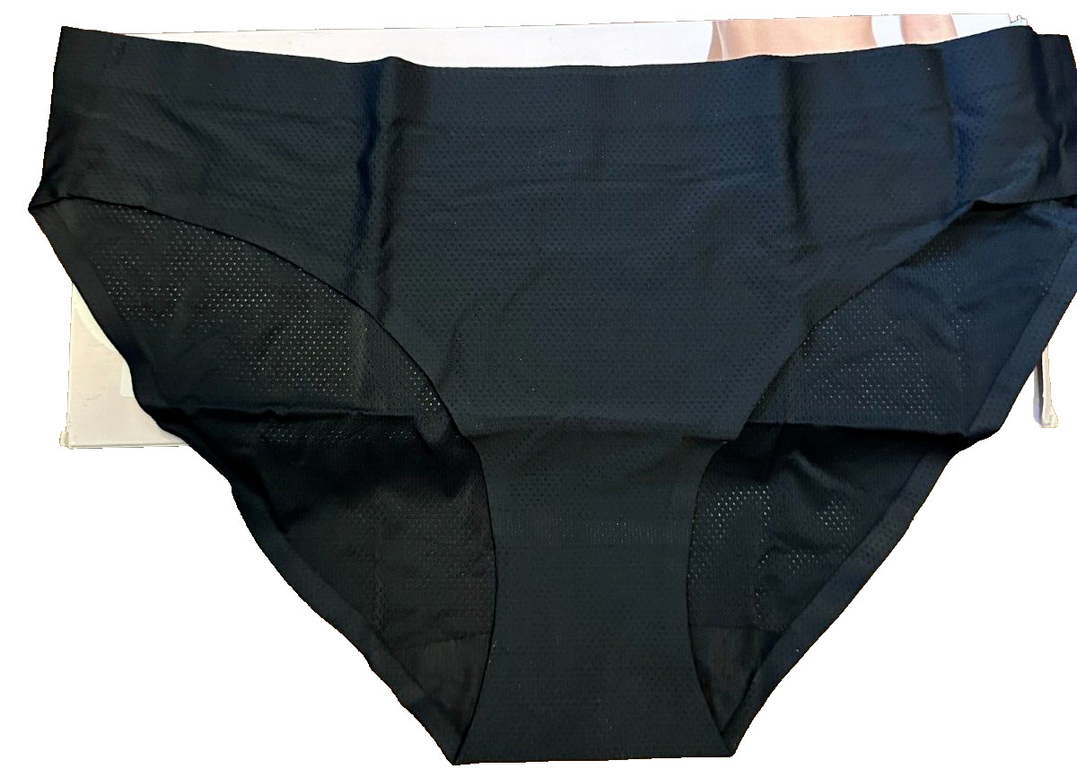 🆕 5-PCS SEAMLESS NO LINE BRIEFS UNDERWEAR BIKINI 2XL 1XL Summer BLACK