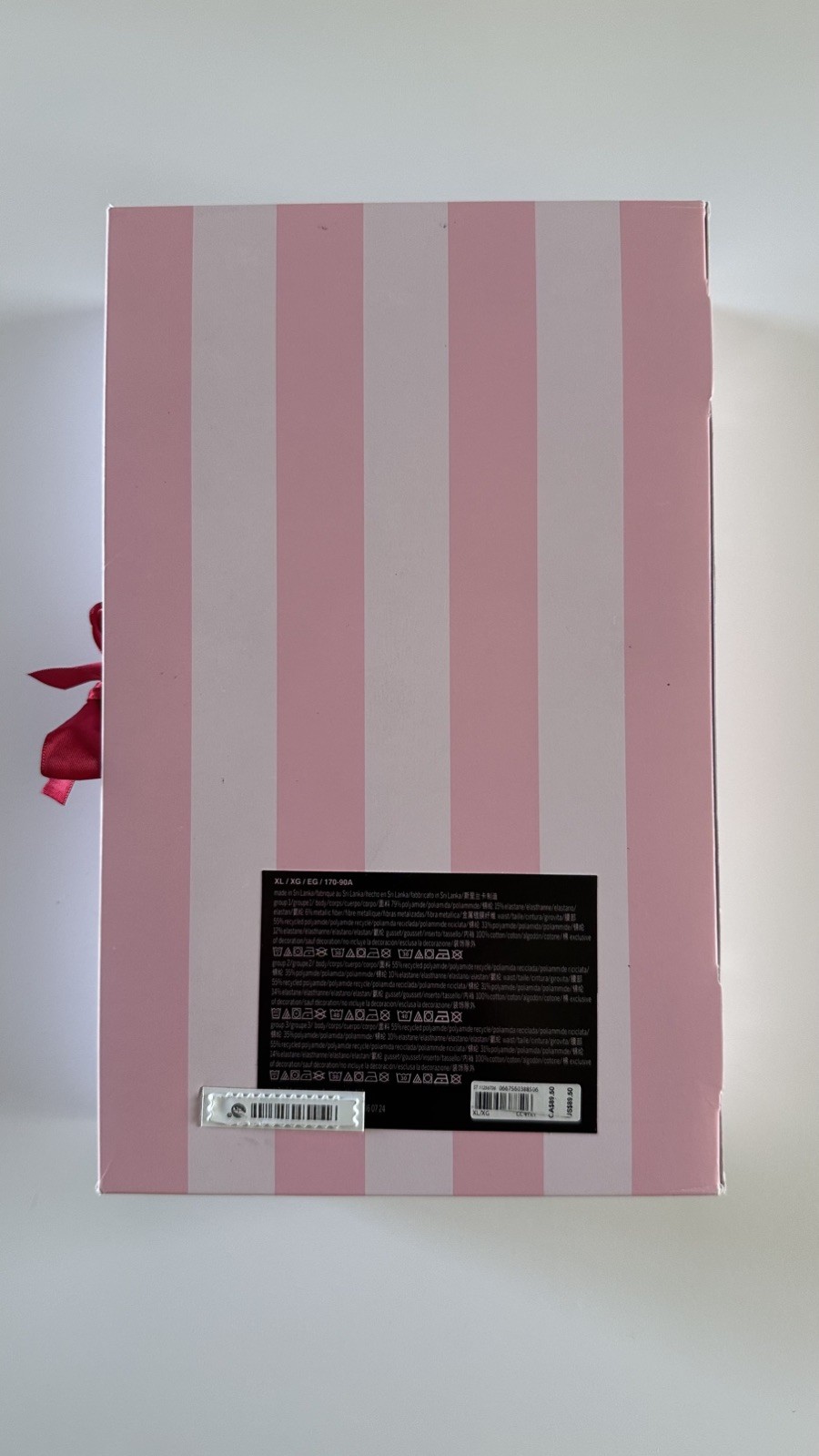 Victoria Secret Advent Calendar Lacie Thong Tanga en Dentelle Size XL of 12
