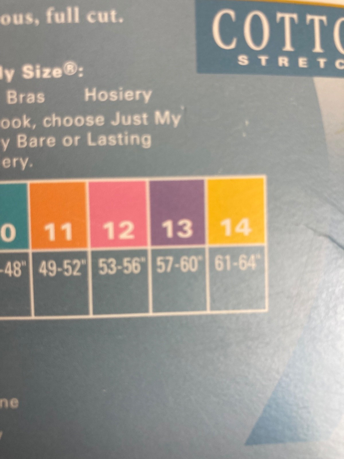 Just My Size Cotton Stretch Briefs Style 6105AWH Size 13 – White – NOS