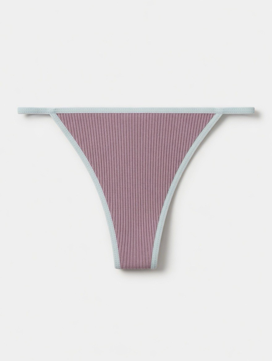 Bundle of 6 Assorted Women’s Thong Panties – Size Large