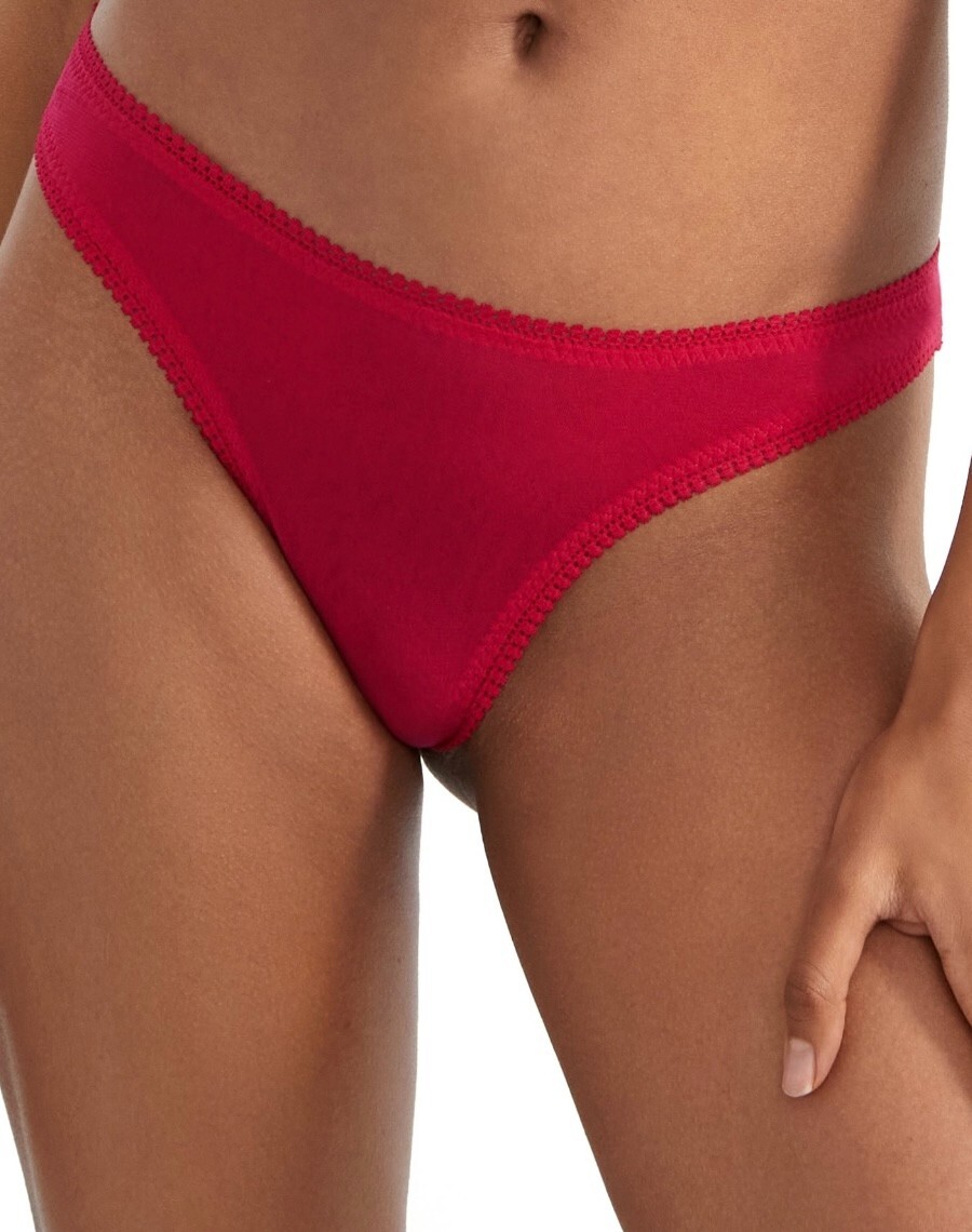 On Gossamer Women’s Designer Mesh Hip G-String Pointelle Trim