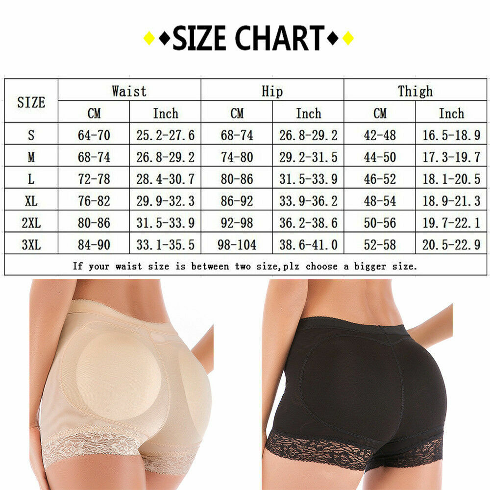 Butt Lifter Panty With Pads Seamless Women Booty Enhancer Padded Shorts Shaper