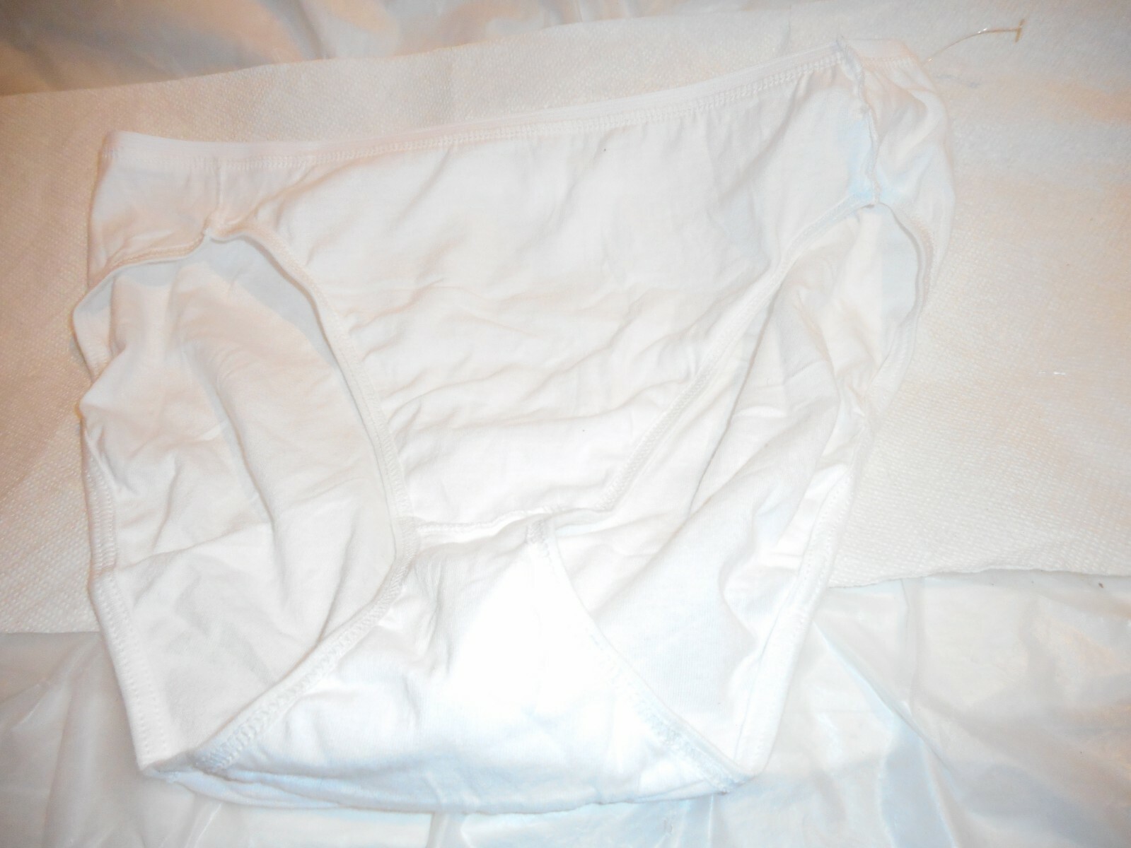 1 Hanes White Brief Panty SIZE 9