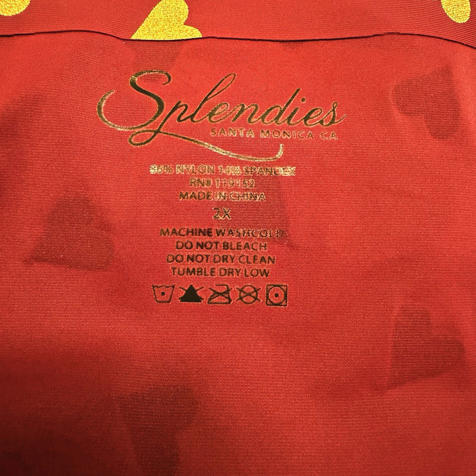 Splendies No Show Size 2X Bikini Panties Heartbreaker Valentine’s Day Laser Cut