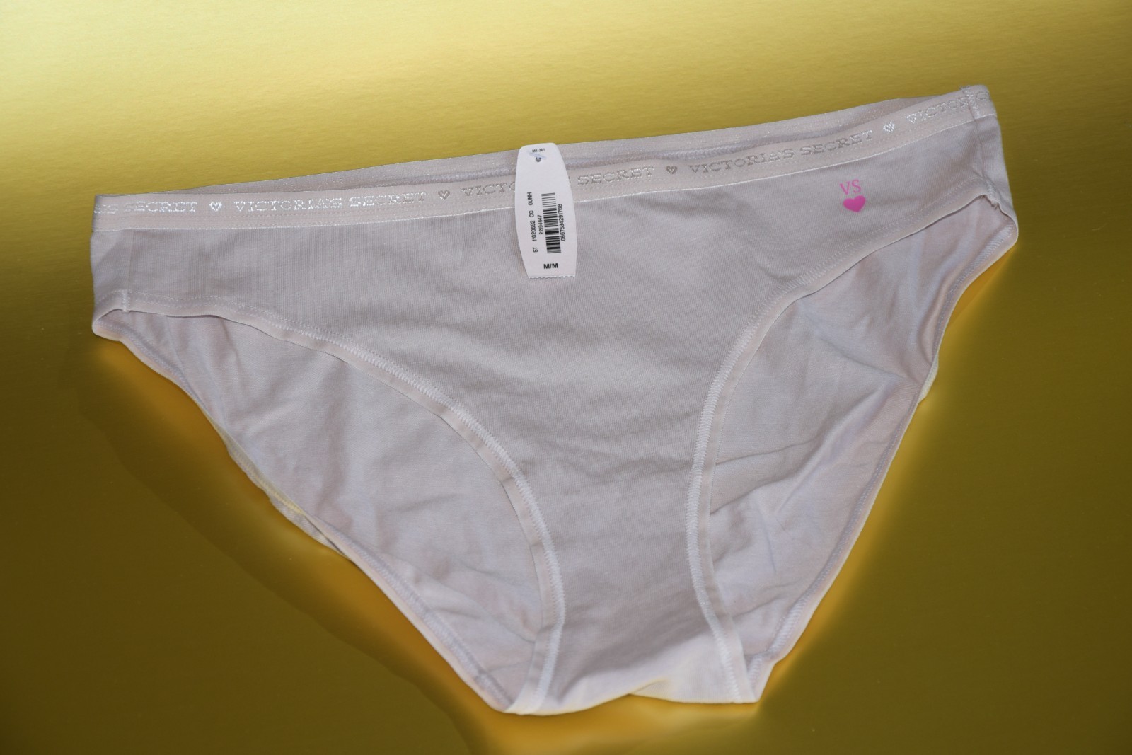 Vintage Victoria’s Secret Cotton Hip hugger Panty Brief White Medium -Ships Free