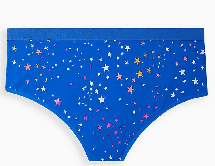 Torrid COTTON MID-RISE CHEEKY PANTY sz 1x 2x 3x plus