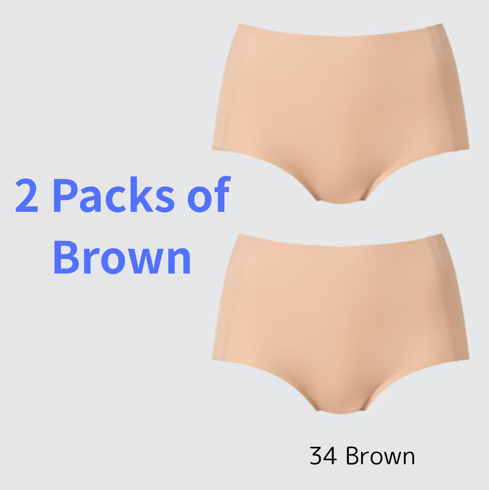UNIQLO AIRism Seamless Panty Just-Waist 14Color 2-pack Val Vol Disc S-3XL Japan