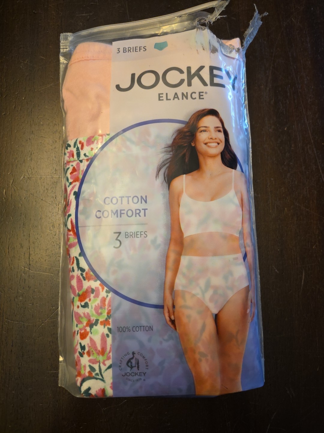 Jockey Elance Cotton Comfort Briefs Size 6. Pack Of 2