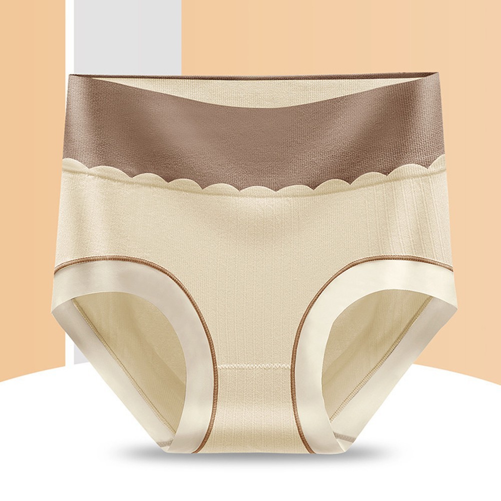 Seamless High Waisted Underwear for Women Breathable Nylon Spandex Material