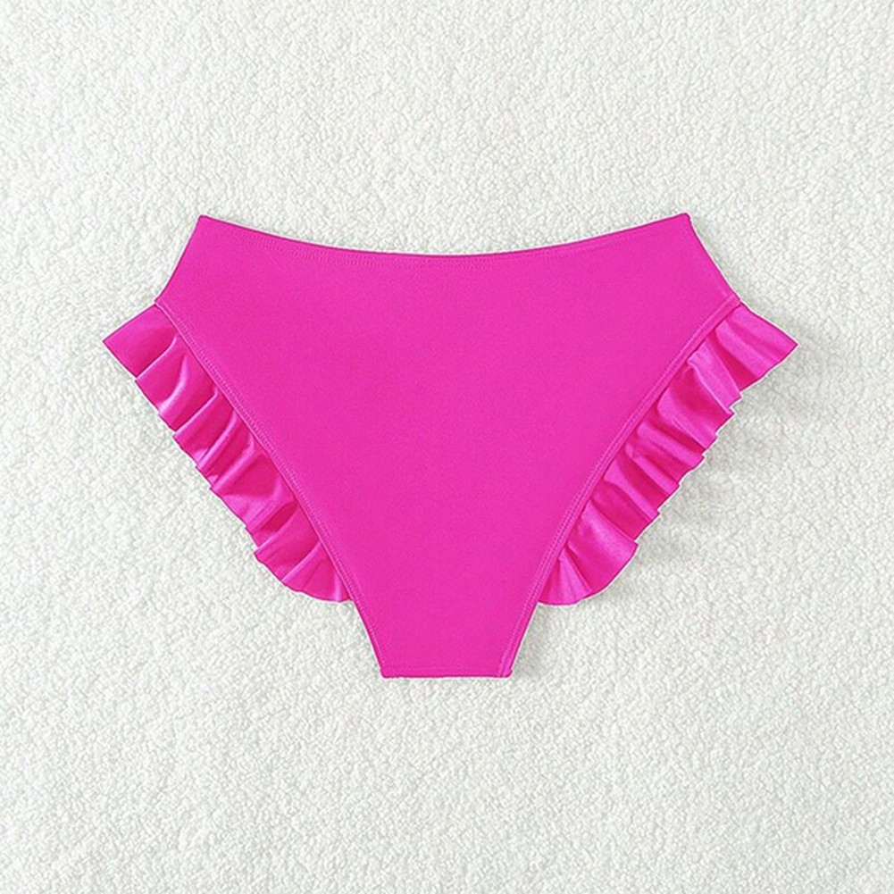 New Black and Red Womens for lingerie Ruffles Panties for Sleep and Home