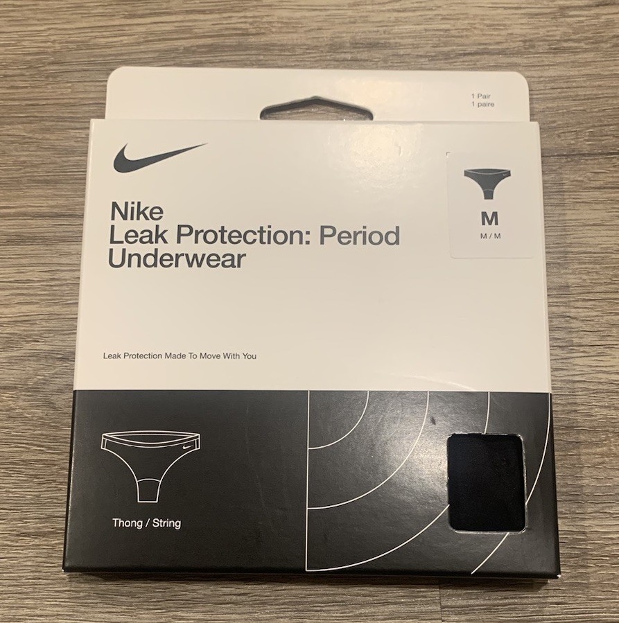 NWT Nike Women’s Leak Protection Period Underwear Thong/String Black M FZ1474