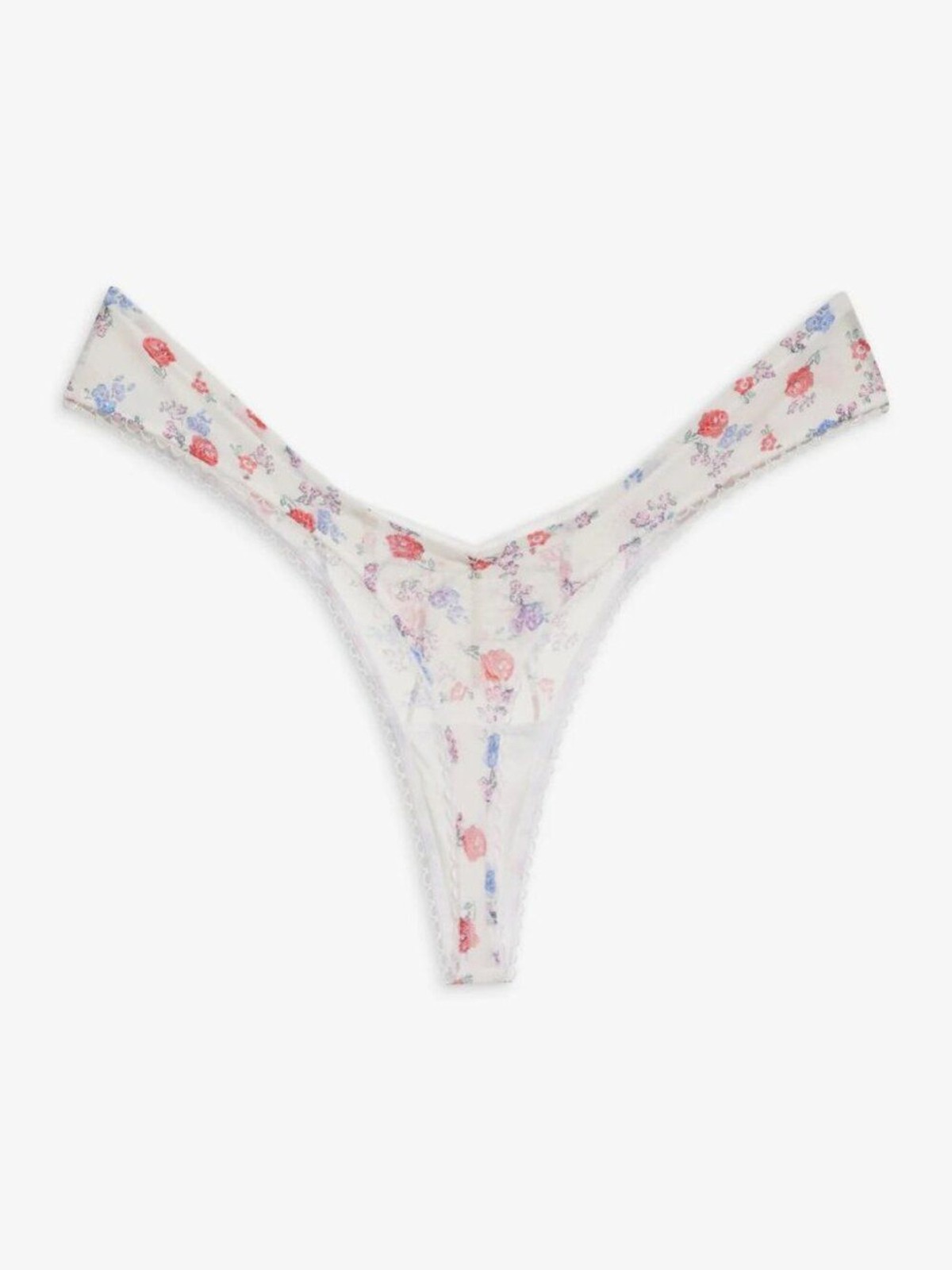 Ditsy Day For Love & Lemons Lottie Thong Panty | Red | XS | NWT
