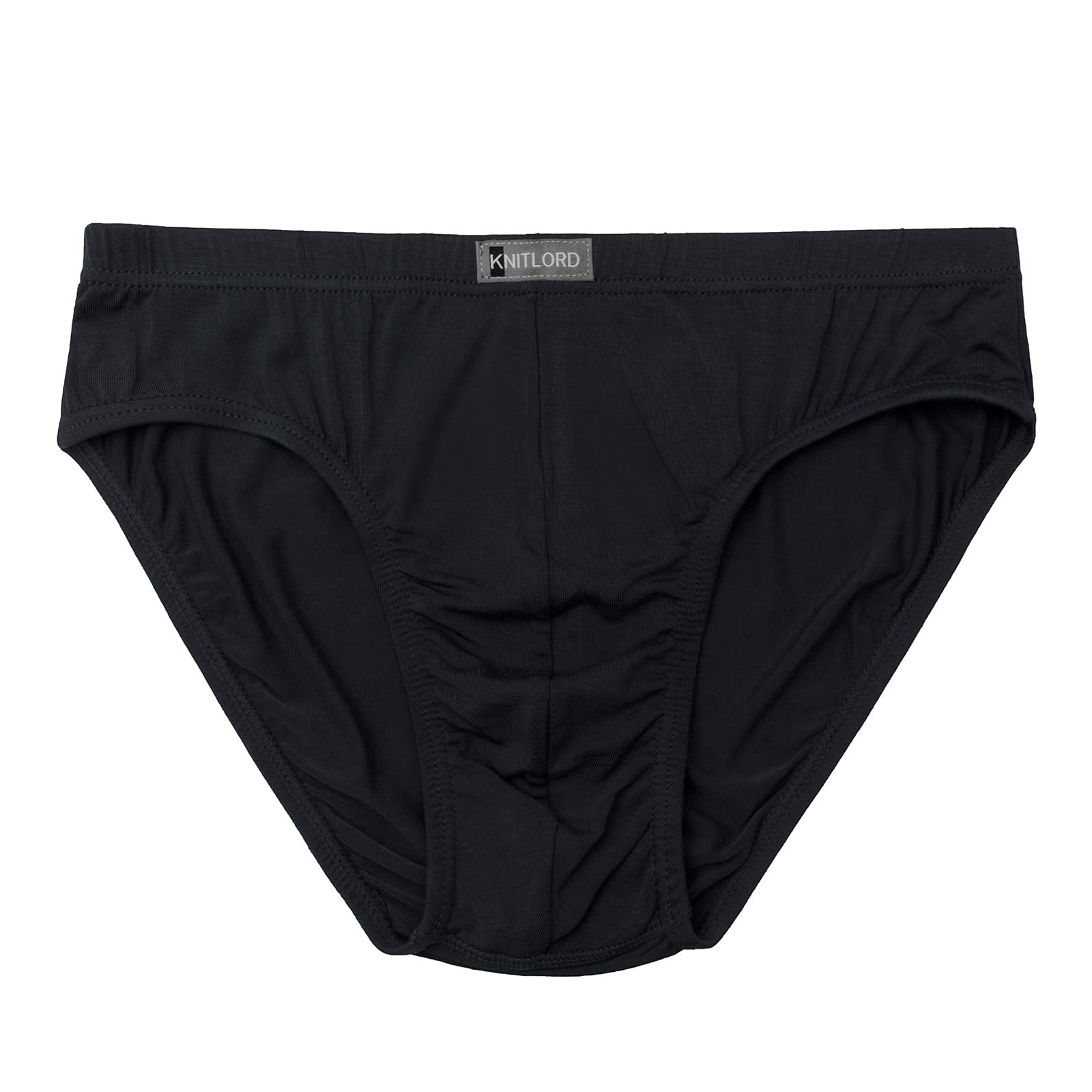 KNITLORD Men’s Underwear Bamboo X-Large, 3 Pack – Black/Blue/Light Grey