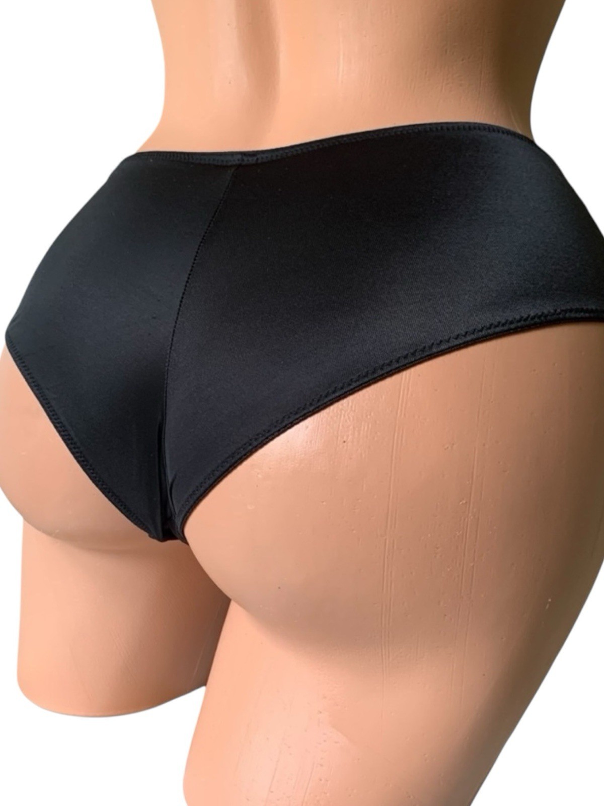 Victoria’s Secret Underwear Panties Panty Cheeky Medium Black Stretch New