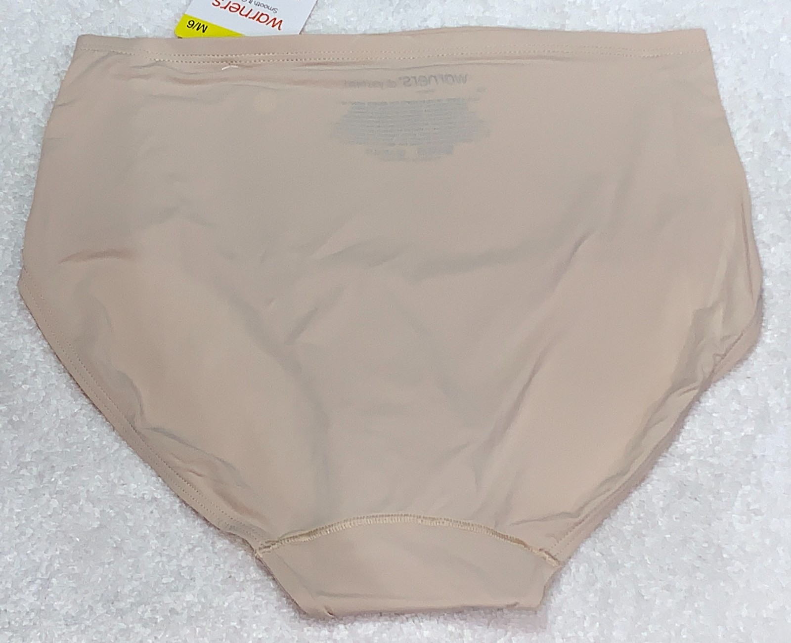 WARNERS Smooth It Over Modern Hi Cut Butterscotch Panty Womens S M 6 XL 8 2XL 9