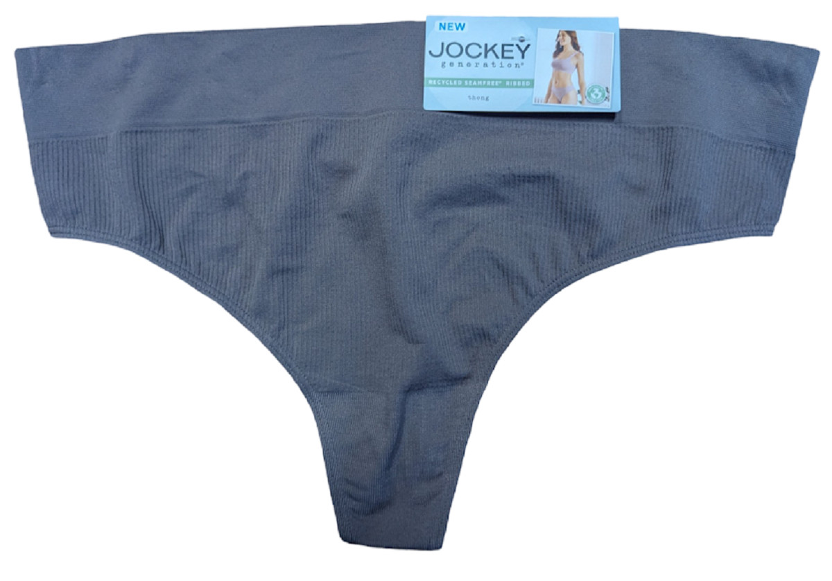 Jockey Generation Natural Beauty Hipster and Seamfree Ribbed Thong, Size XXL