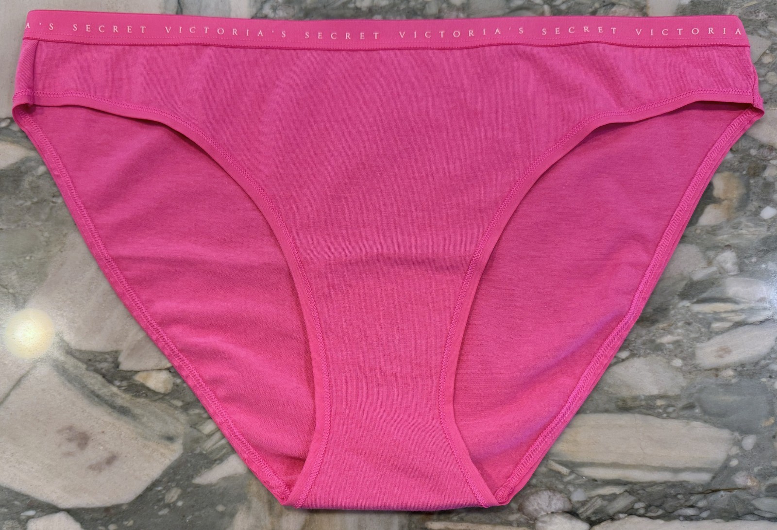 NEW Victoria Secret Cotton Bikini Panty – Fuchsia Frenzy – XL or XXL