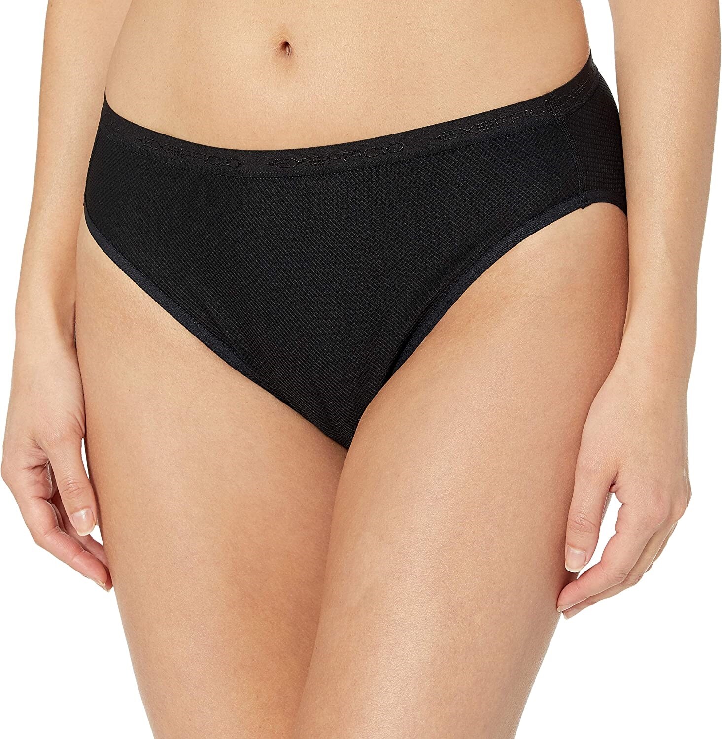 ExOfficio 238019 Womens Give-N-Go Bikini Briefs Underwear Black Size X-Small