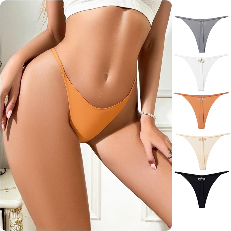 5 Pack Lot Sexy Womens G string Thongs Panties Underwear Bikinis Lingerie T back