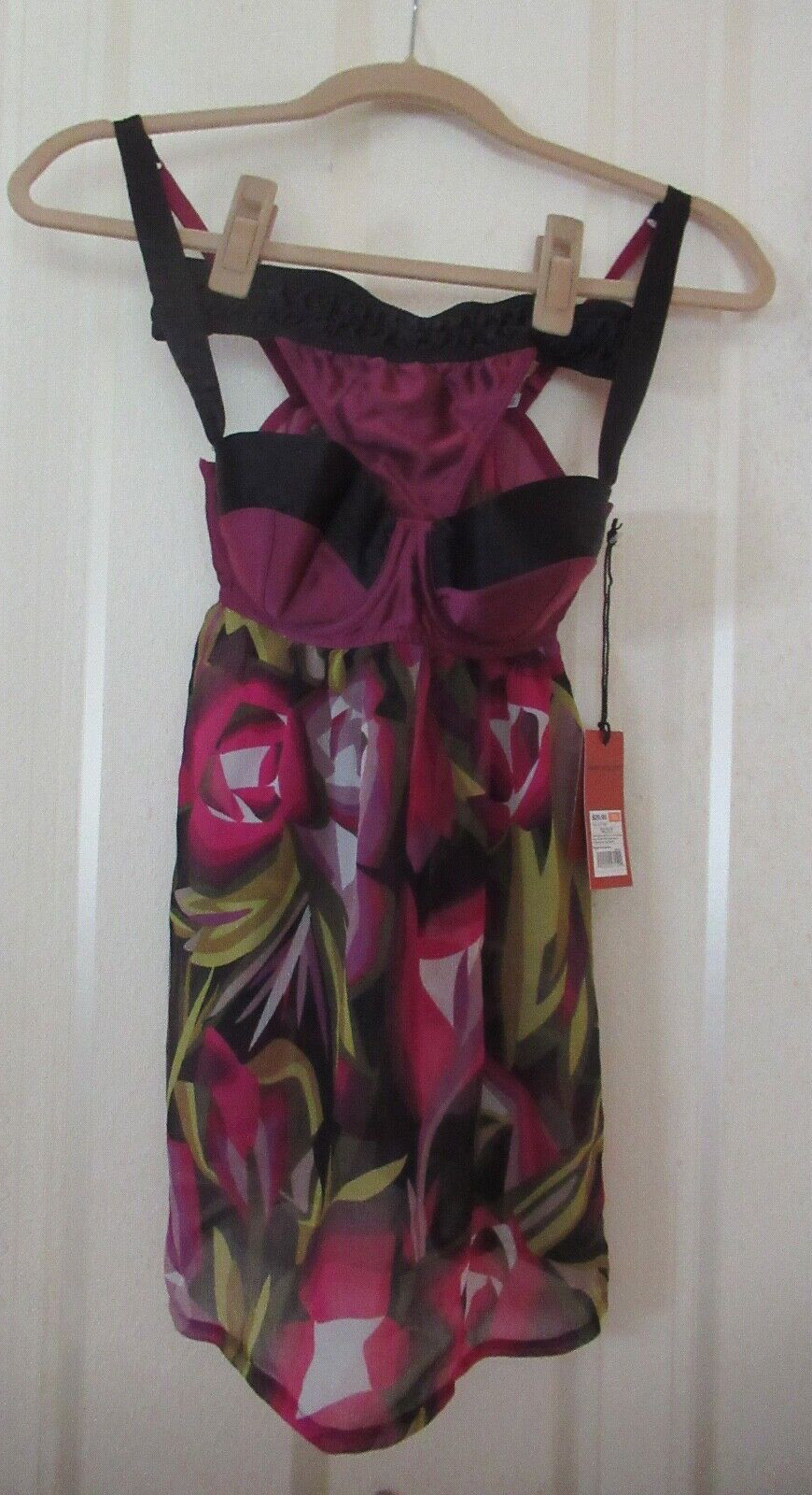 NWT Missoni for Target Babydoll/ Thong Set /Green, Purple, White/Blk- XS