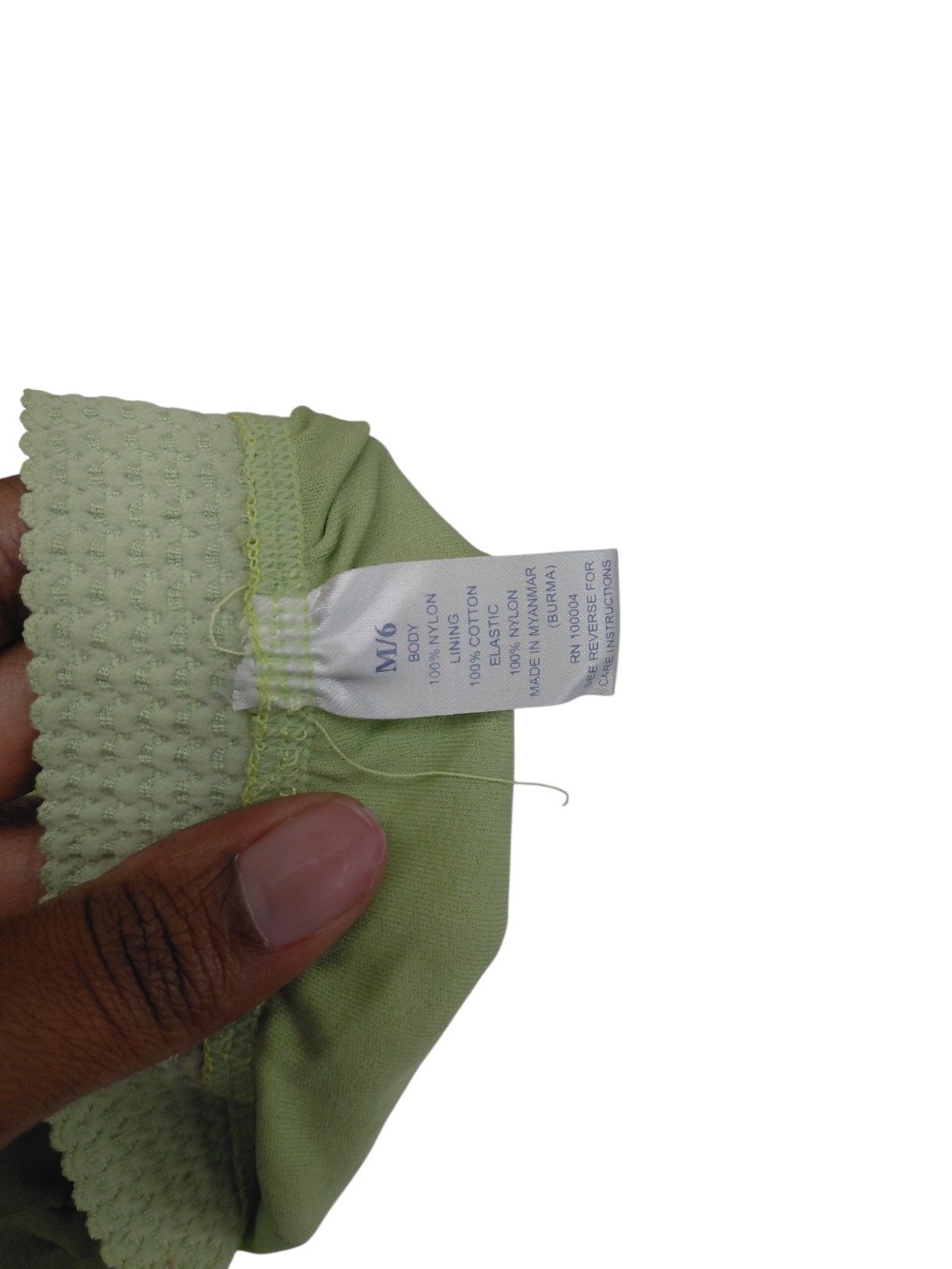 Vintage Capricia O’dare Green Brief Size M/6