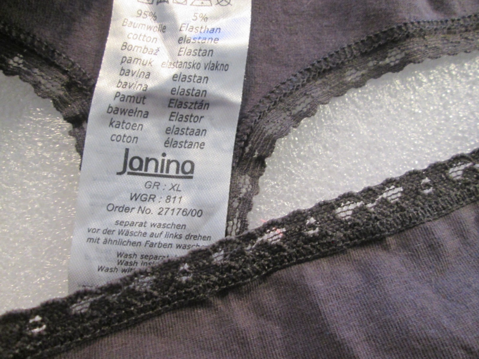 New 4 Ladies Thongs Cotton Panties💚Size XL💚Pink, Gray Dot, Black, Gray💚