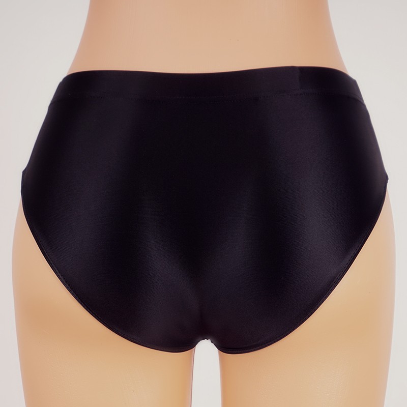 2026 Women’s Yoga Panties Shiny Satin Briefs Knickers Opaque Gym Low-rise Briefs