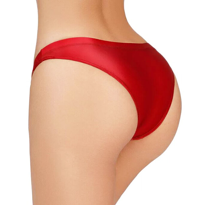Pack Of 5 Sexy Womens Satin Panties Bikinis Briefs Low Rise Underwear Lingeries