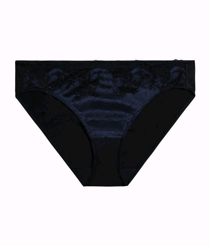 Wacoal Modern Affair Bikini Panty Night Sky/Black Sz Small