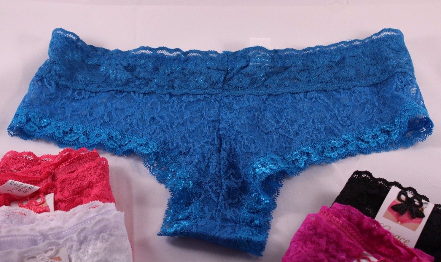 5 Grace Lace Bikini Underwear Assorted Colors Style 301 Size L