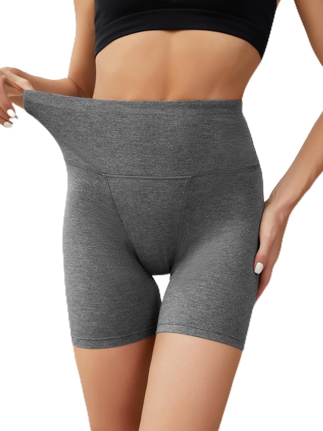 Overnight Period Shorts Heavy Flow Leakproof High Waisted Menstrual Sleep Boy…