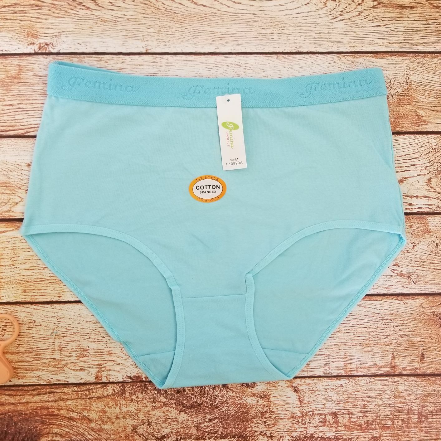 Women Soft Elastic Band Cotton High Waist Classic Brief Panties Underwear S-4XL