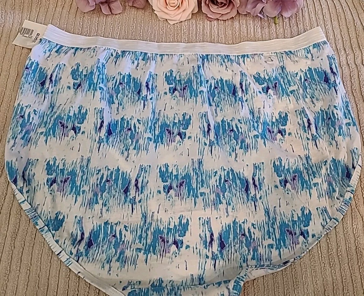 JMS – JUST MY SIZE 2 Pair Lot Cotton Comfort BRIEF Panties ~ Sz 12 ~ nwt