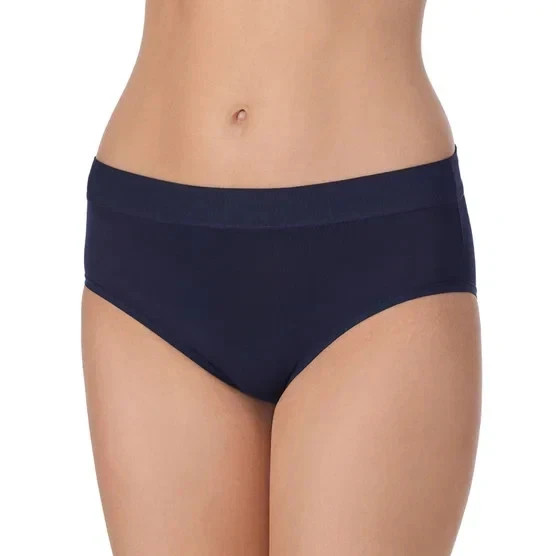 Carole Hochman Women’s 5-Pack Full Coverage Stretch Hipster, Multicolor, L
