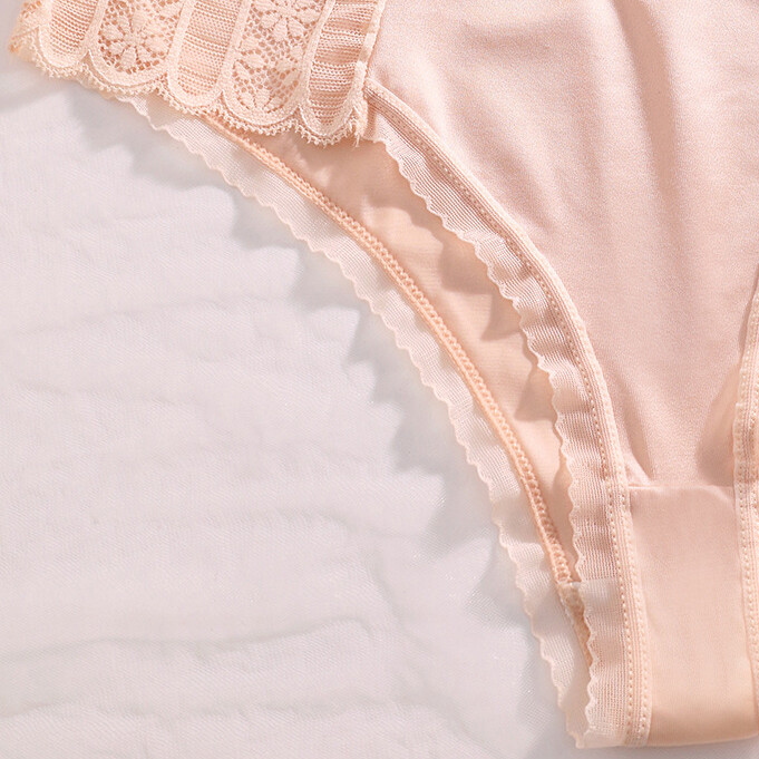 5PCS LOT Sexy Womens Silky Satin Panties Thong G string Brief Underwear Lingerie