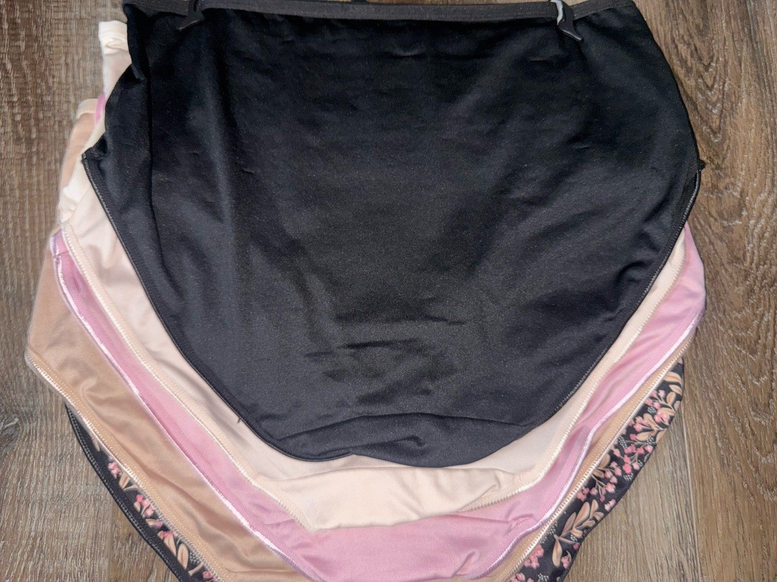 Kathy Ireland Womens Brief Underwear Panties Multicolor 5-Pair Polyester (G) ~ S