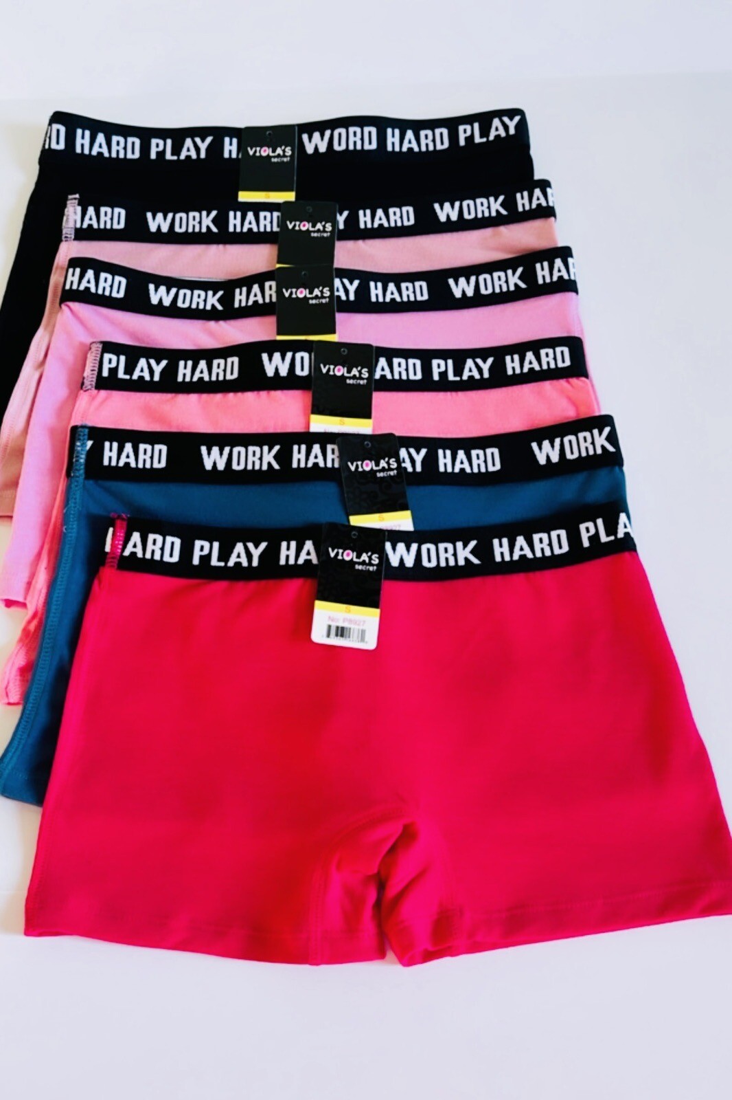 Lot 6 Pcs Boxer Briefs Sexy Women’s Underwear Panties Boyshorts Cotton 27 Size L