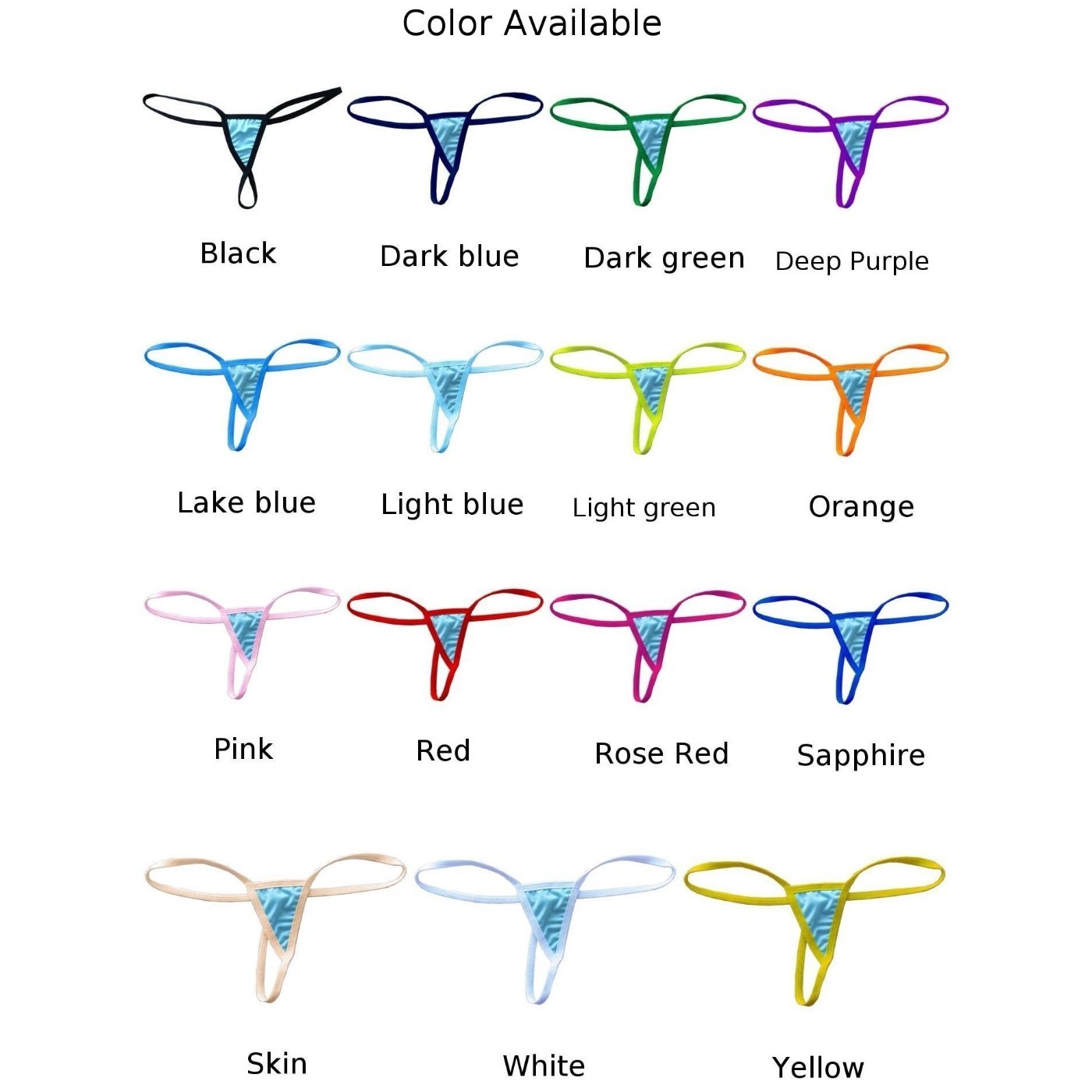 Sexy Thongs For Home Use 5% Spandex All Seasons Average Size Brand New