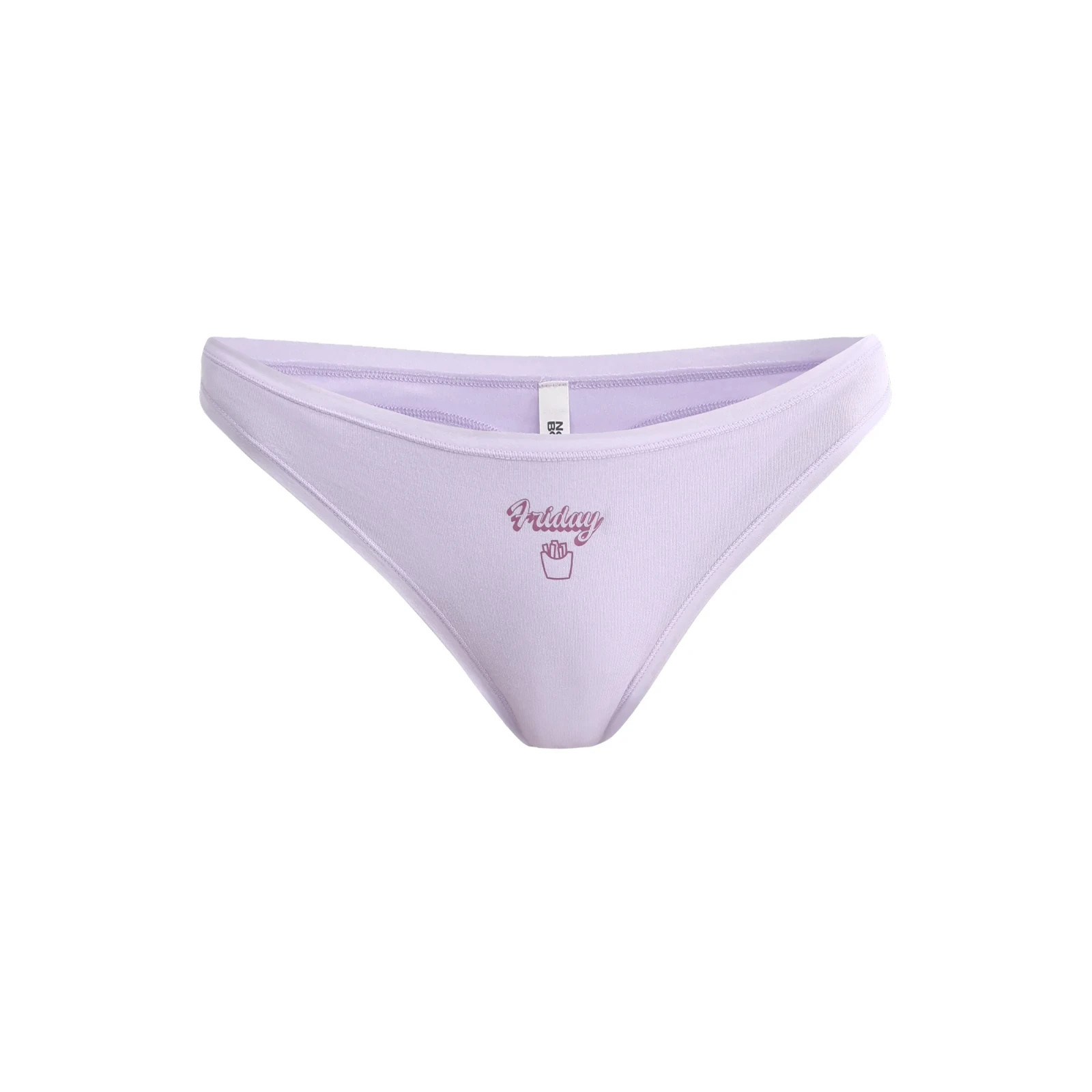 No Boundaries Women Cotton Thong Panties 7 Pack Days Week XL 16-18 Lot of 2